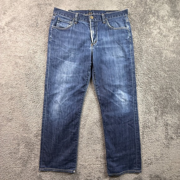 Citizens Of Humanity Other - Citizens of Humanity Sid 33x28 Men's Jeans Blue Wash Distressed Denim Y2K